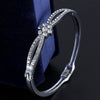 12 Styles Love Heart Bracelets Screw Bangles Women Stainless Steel Bracelet Bangle  Inlay Rhinestone Gold Silver Jewelry Gift