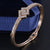 12 Styles Love Heart Bracelets Screw Bangles Women Stainless Steel Bracelet Bangle  Inlay Rhinestone Gold Silver Jewelry Gift