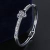 12 Styles Love Heart Bracelets Screw Bangles Women Stainless Steel Bracelet Bangle  Inlay Rhinestone Gold Silver Jewelry Gift